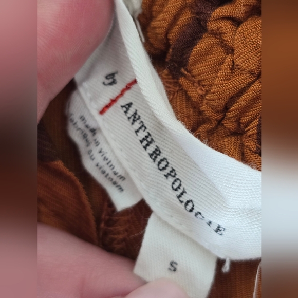 Anthropologie Abstract Marble Print Wide Leg Pull On Pants Boho Resort Small - Picture 6 of 8